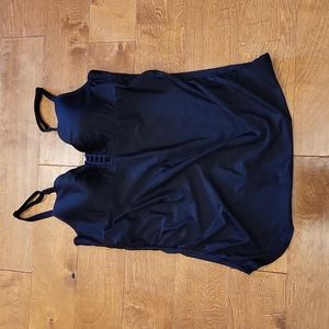 Lane Bryant, Swim by Cacique's black swim top,  top only,  size 40C
